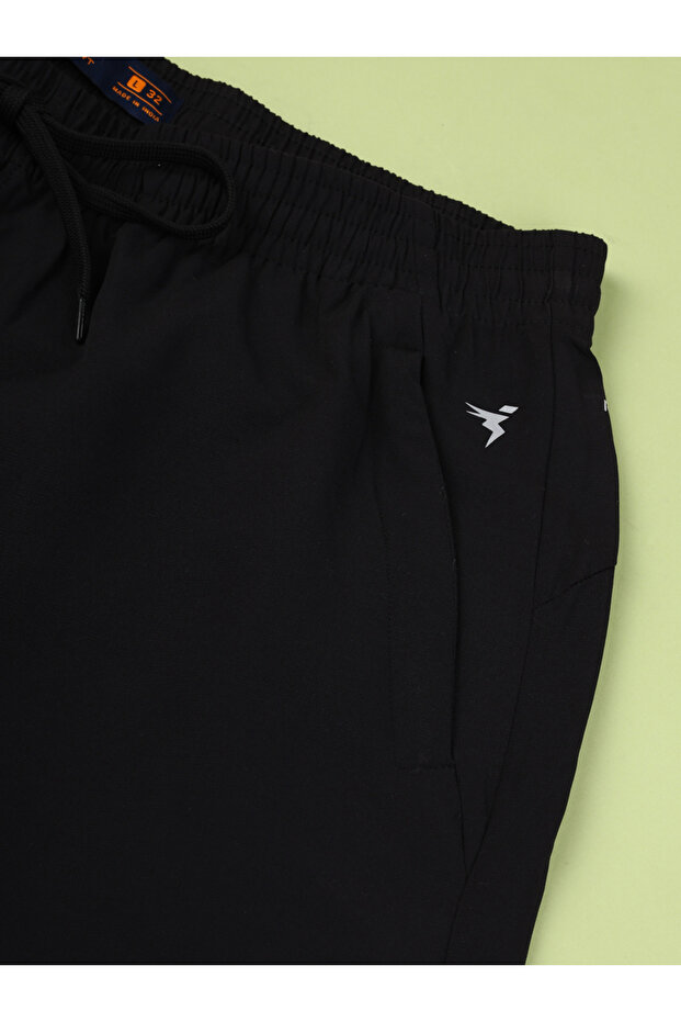 Solid Trackpants with Drawstring - 5