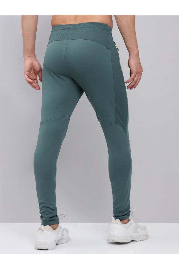 بنطال رياضي مطاطي سادة مع جيوب - 3