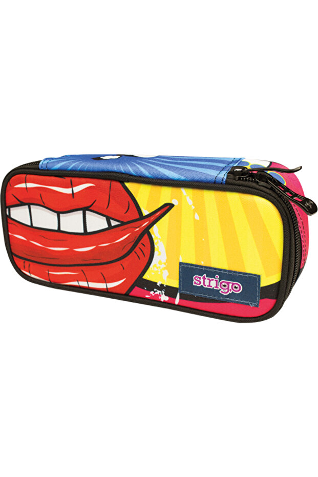 PCD1 Comic Rectangle στυλό, πολύχρωμο - 1