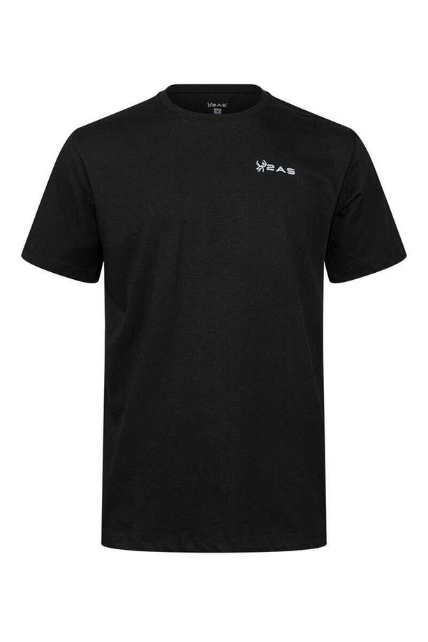 Admın Erkek Yuvarlak Yaka T-shirt Siyah 2asadmınfbm25-0924 - 1