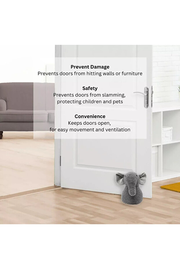 سدادة باب مرجحة على شكل فيل - 4