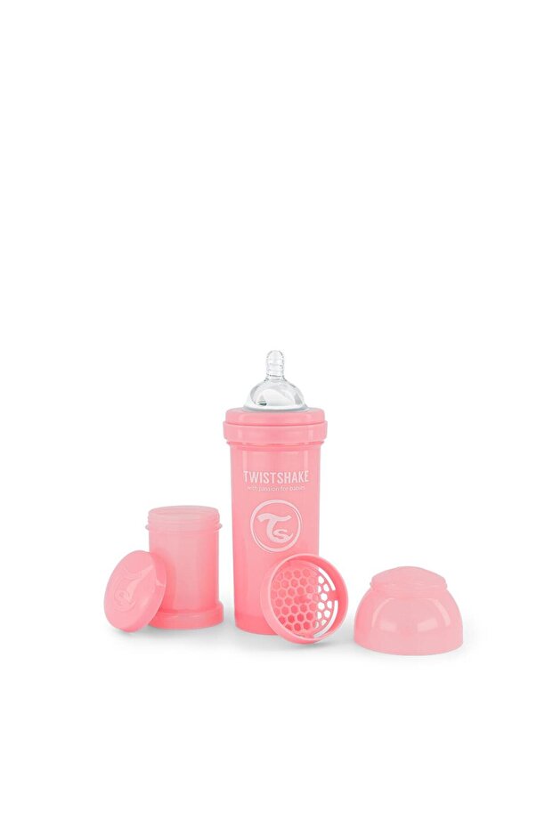 Pink Anti-Colic Baby Bottle (2+ Months) (260 ml)