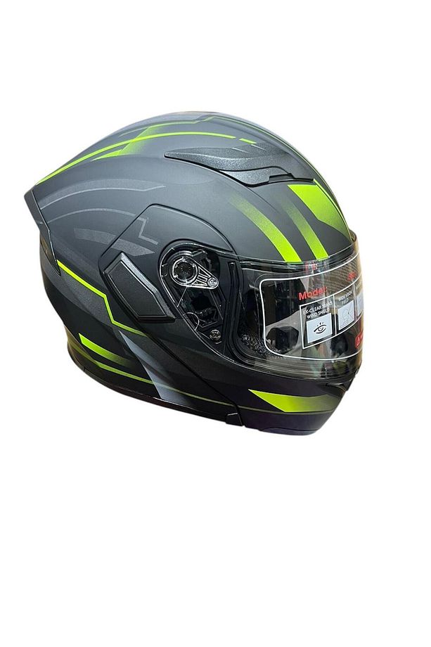 MOTOTEZ JİEKAİ JK902 LUX ÇENE AÇILIR MOTOSİKLET KASKI - 2