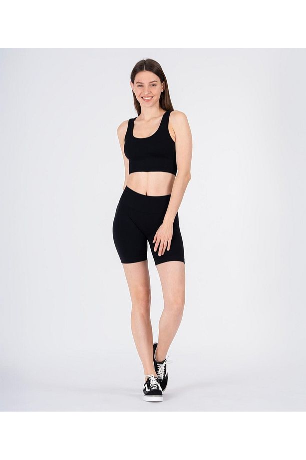 Yüksek Bel, Kalça Kaldırıcı, Şekillendirici Toparlayıcı Glow Push-up Şort - Günlük ve Spor için İdea - 5