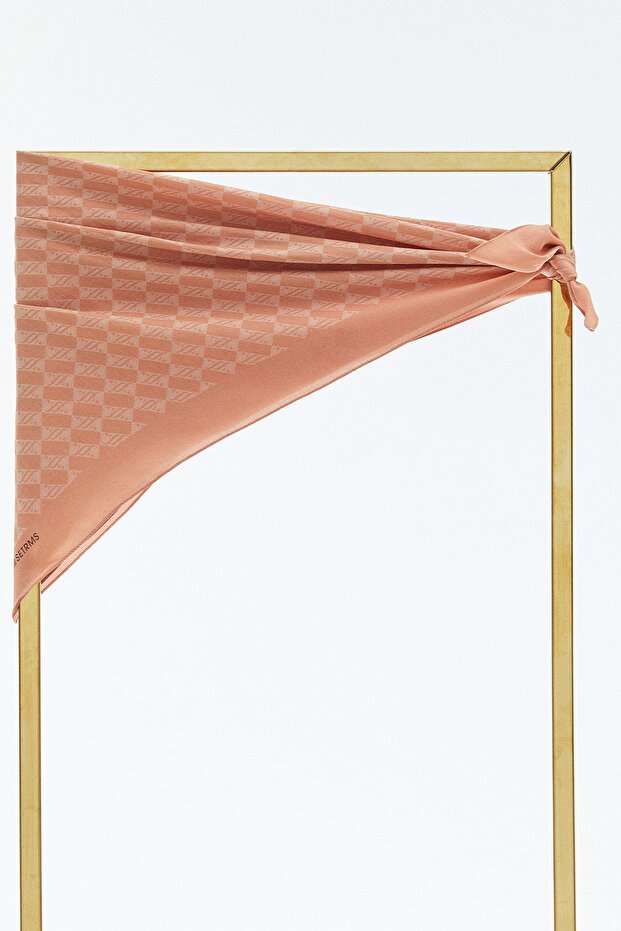 SS Logolu Monogram Eşarp - 6