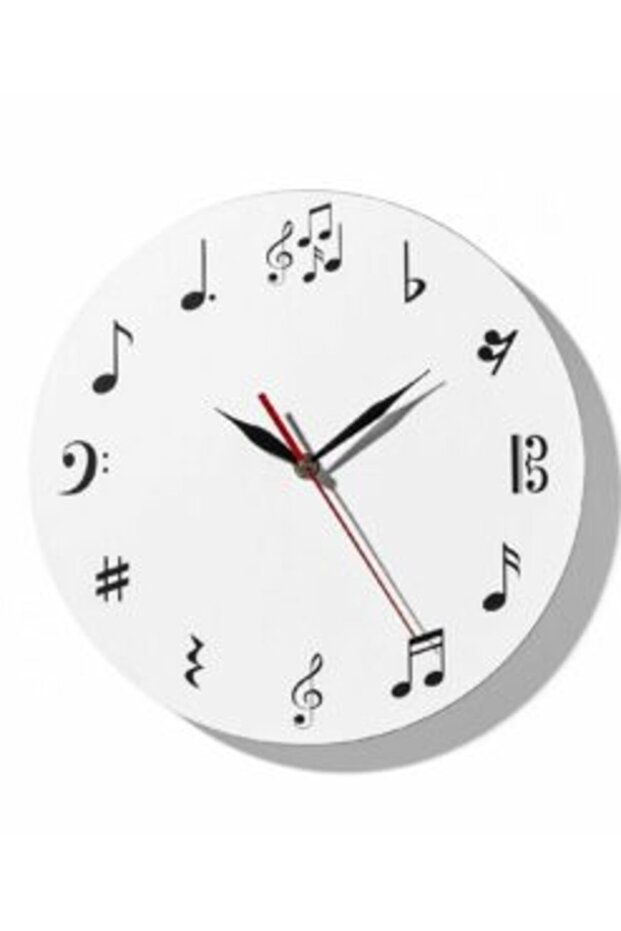 Wall Clock with Musical Notes - 7