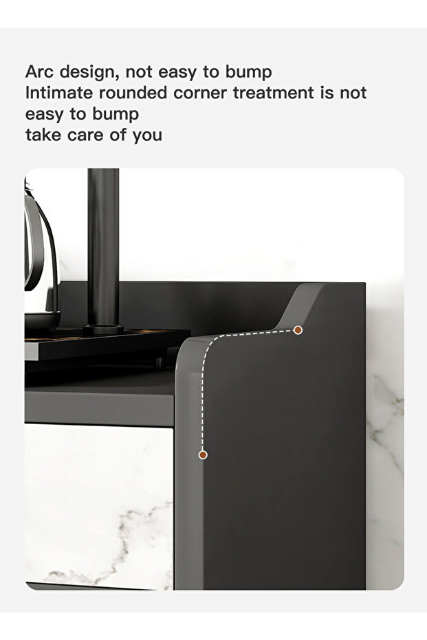 Home Kitchen Dining Side Storage Cabinet 100*34*93cm - 6