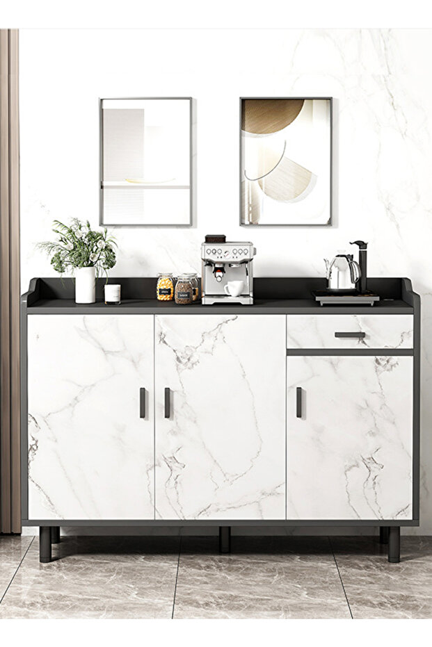 Home Kitchen Dining Side Storage Cabinet 100*34*93cm - 2