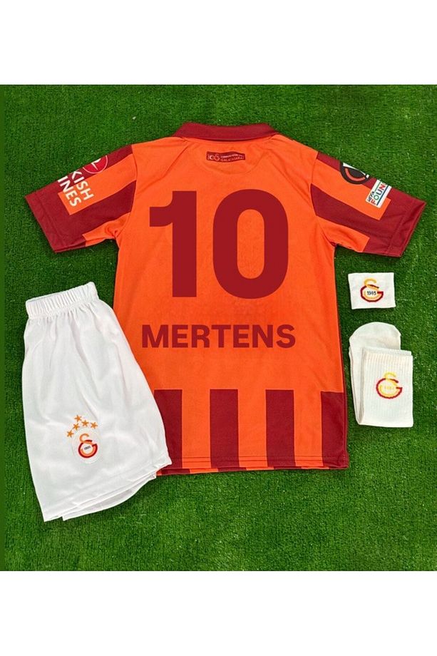 G.A.L.A.T.A.S.A.R.A.Y. #10 MERTENS. İMZALI 100. YIL 5 YILDIZLI ÇOCUK FORMASI Çorap Bileklik - 1