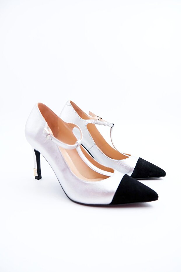 Women's Genuine Leather Heeled Shoes