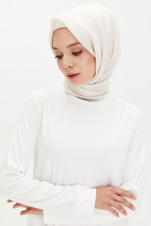 Şifon Kombinli Basic Tunik - 3