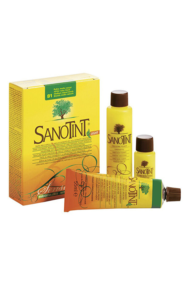 - Sensitive Hair Colour Kit - Medium Natural Blonde 81 - 125 ml