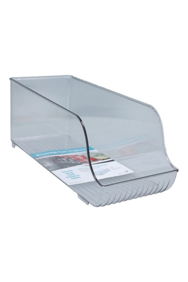 منظم علب المشروبات البلاستيكية القابلة للسحب متعدد الوظائف - 3