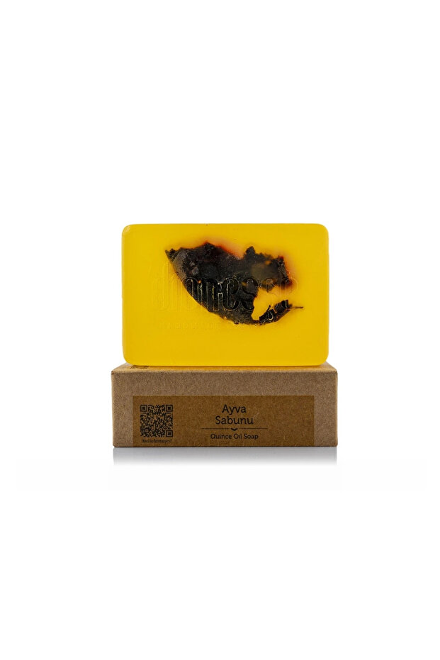 Natural Quince Soap 120 Gr - Anti-Dandruff Solid Shampoo, Strengthening Care for Hair and Skin
