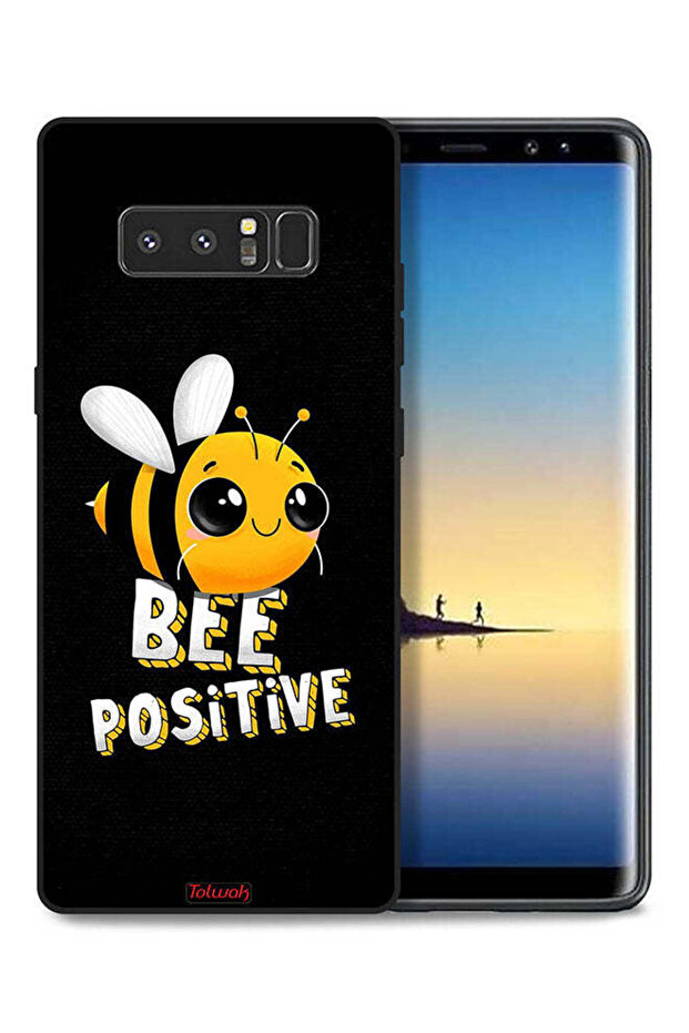 غطاء حماية لهاتف سامسونج جالكسي نوت 8 - Bee Positive