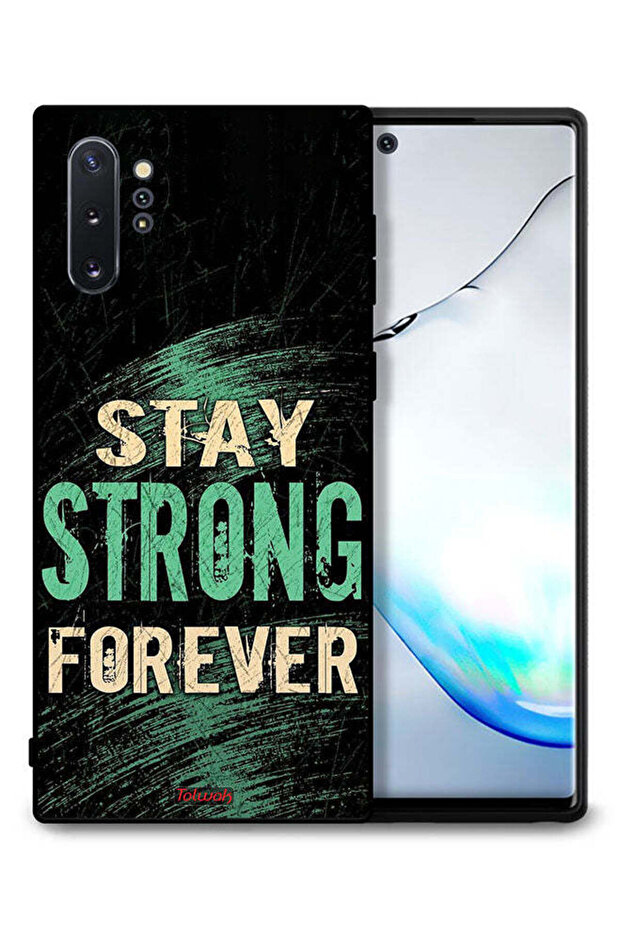 Samsung Galaxy Note 10 Plus Protective Case Cover Stay Strong Forever
