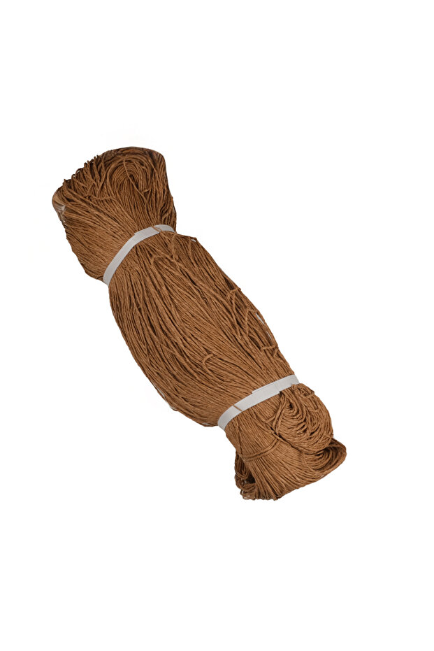 Çile Paper String Bag and Hobby Hand Knitting String G34 Brown 400-500 Gr