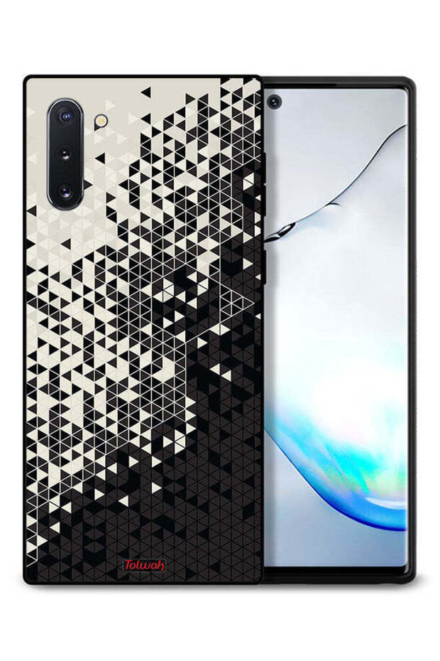 Samsung Galaxy Note 10 Protective Case Cover Pattern Digital Art Triangle
