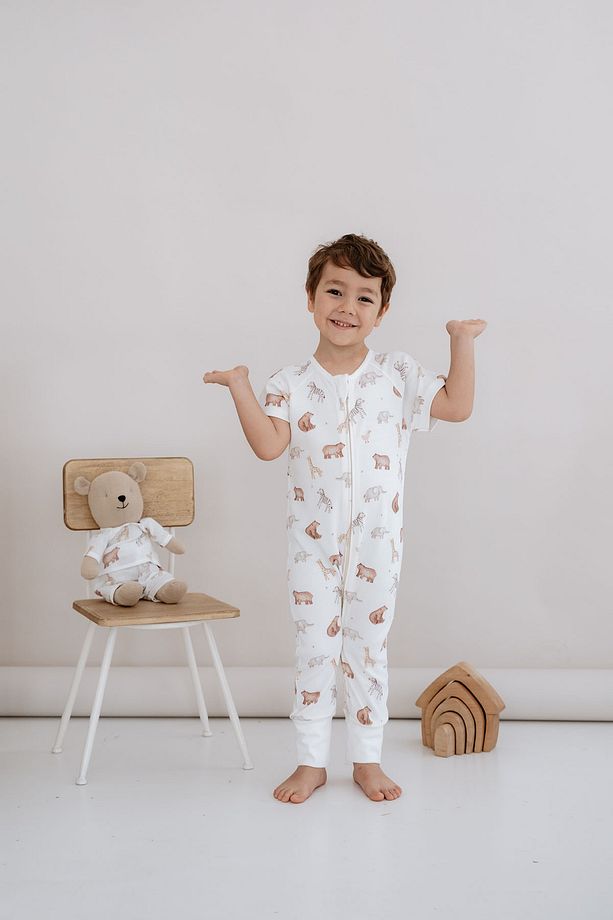 0.5 TOG Yazlık Bebek Ve Çocuk Uyku Tulumu - Pureline Series - Cute Animals - 1
