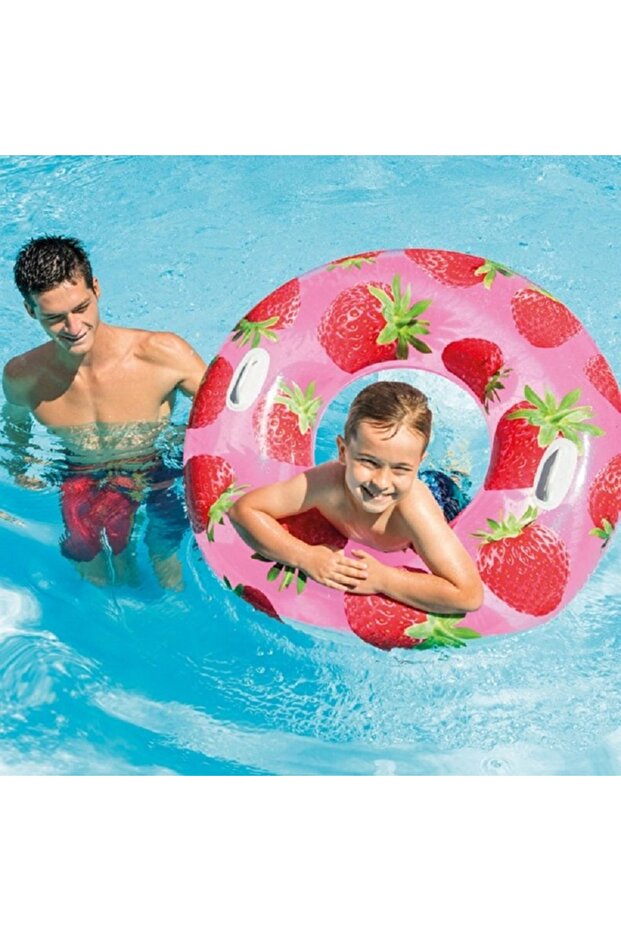 أنابيب فواكه استوائية قابلة للنفخ بتصميمات متنوعة، متعددة الألوان - 2