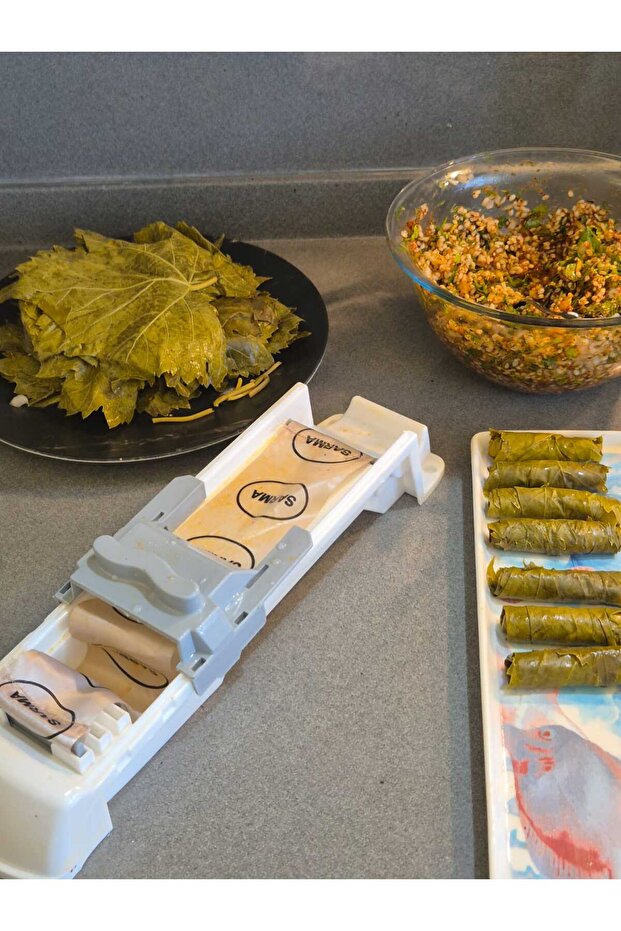 Practical Leaf Rolling Machine 3 Stage Multi-Purpose Rolling Stuffing Machine - 4