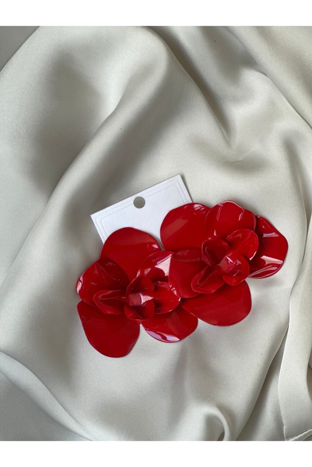 Crab Big Flower Earrings