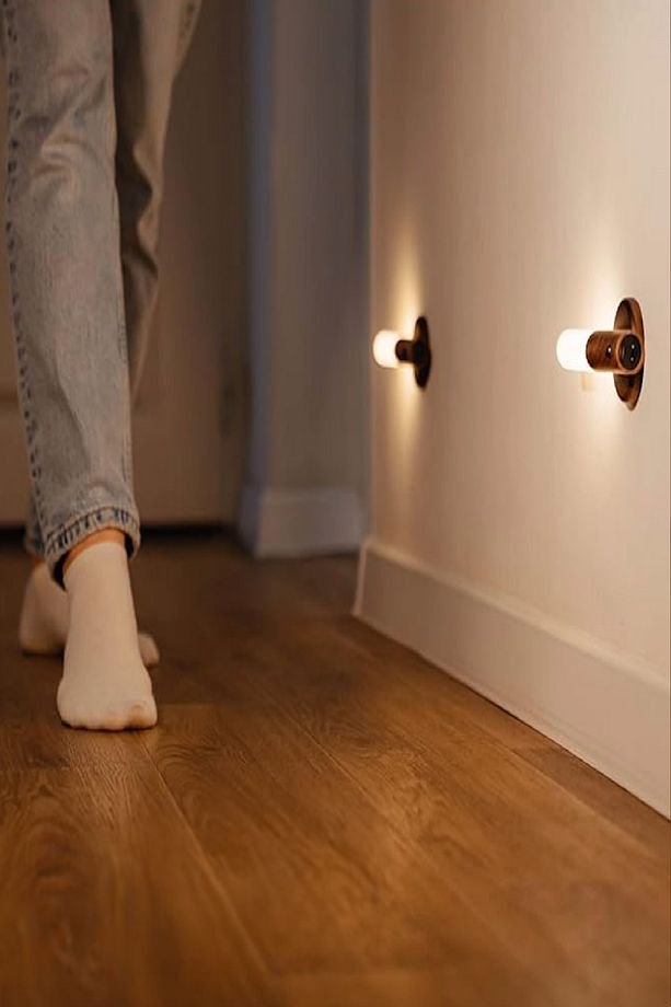 Hareket Sensörlü Şarjlı Gece Lambası Duvar Aplik Led Işık Manyetik Tabanlı Taşınabilir Lamba - 5