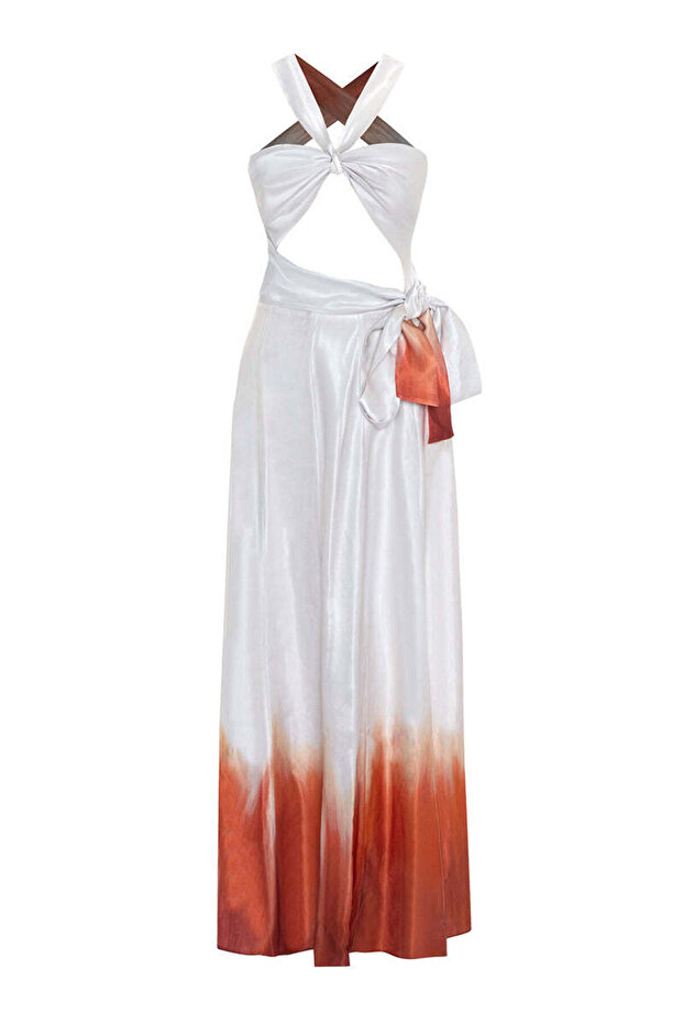 GRACE MIDRIFF DEKOLTELİ ELBİSE - 3