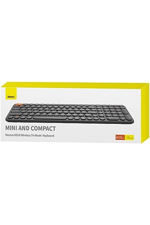 Wireless Keyboard for Desktops, K01B Tri-Mode Wireless Multi-Device Keyboard, Ultra-Slim Keyb - 8