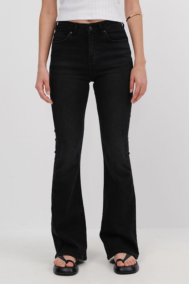 Yüksek Bel Flare Jean PN8677-PNC - 2