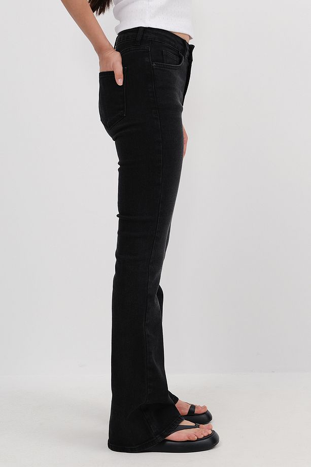 Yüksek Bel Flare Jean PN8677-PNC - 4