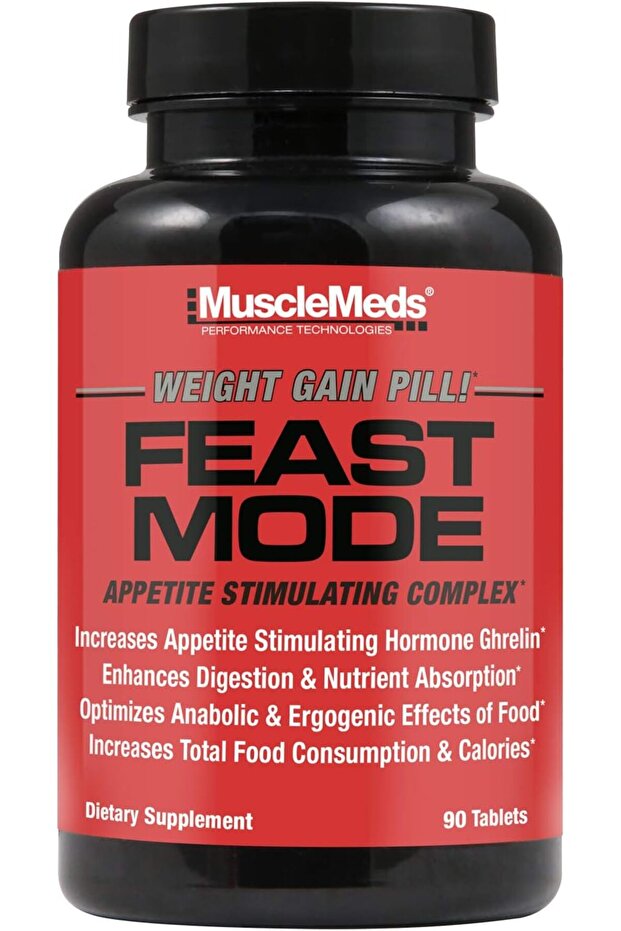 Feast Mode, Weight Gain Pill, 90 Caps, 30 Servings