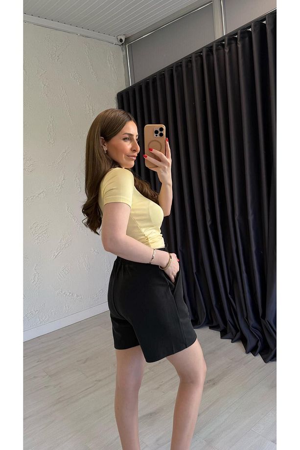 Yoşo Modal Şort Siyah - 2