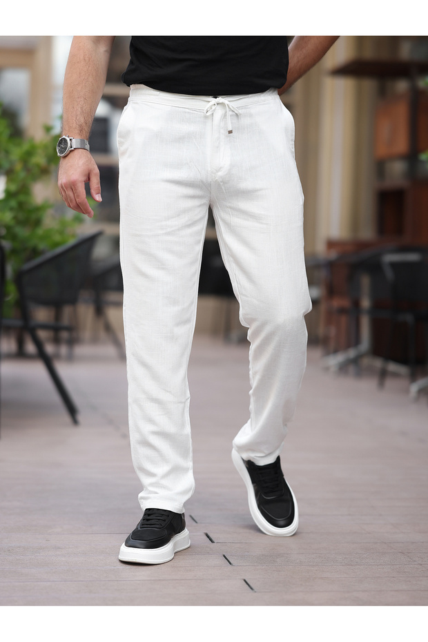 Lanene jogger pantalone - 2