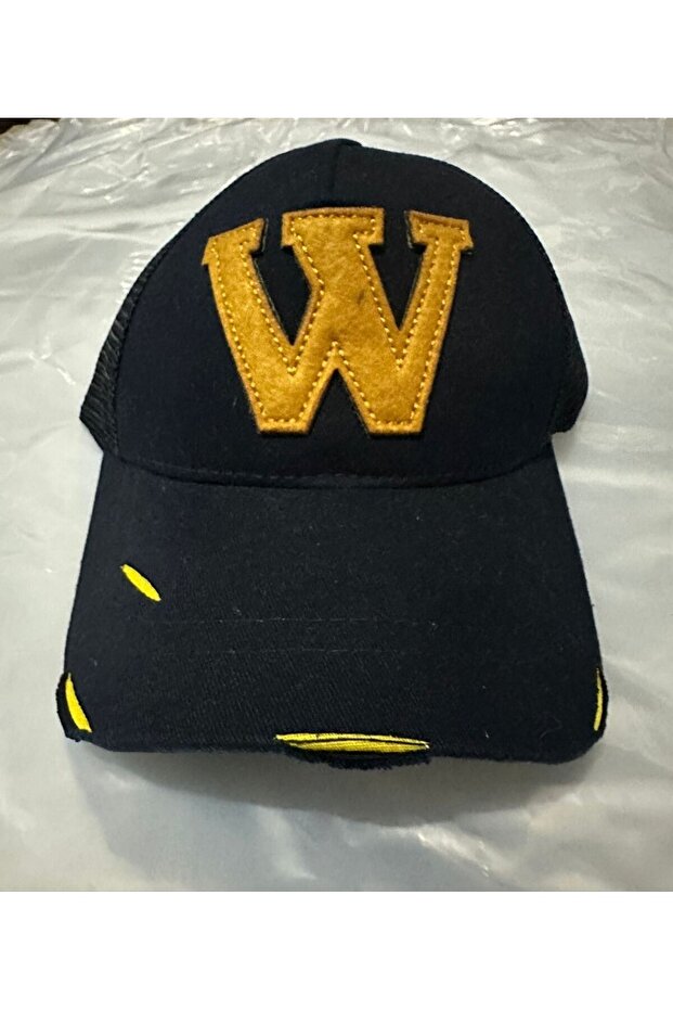 W Printed Mesh Hat - 1