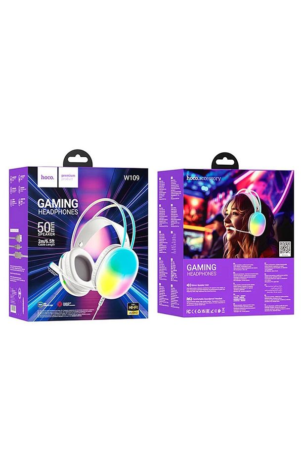 HOCO W109 Rich Gaming Kulaküstü Kulaklık-(5775) - CHTBIL3587-5756 - 5