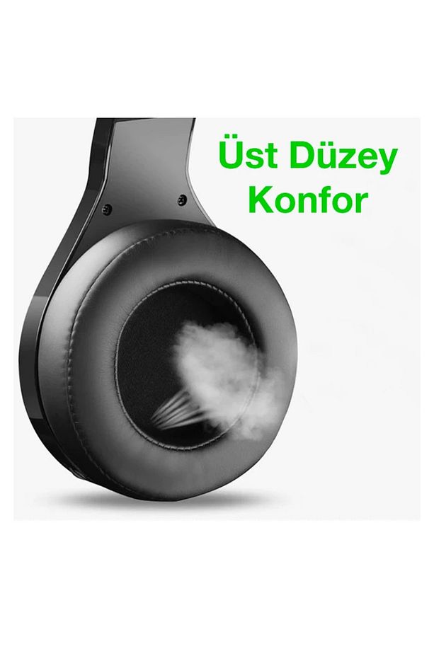 ALLY MC N1 LED Işıklı Mikrofonlu USB Kulaküstü Gamer Kulaklığı-(1903) - TOABM8420-2197 - 3