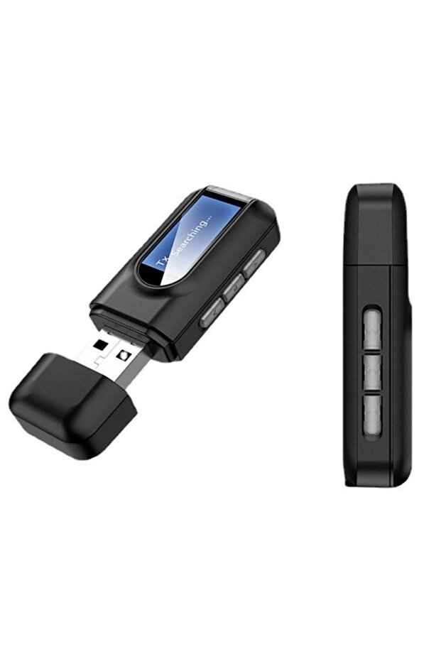 ® T16 2-in-1 Receiver and Transmitter, Bluetooth 5.0, LCD Screen, AUX, USB Power, Compatible - 3