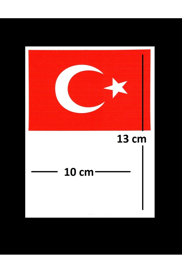 ملصق زجاج أمامي بعلم تركيا توكات 60 رقم لوحة الترخيص - 2