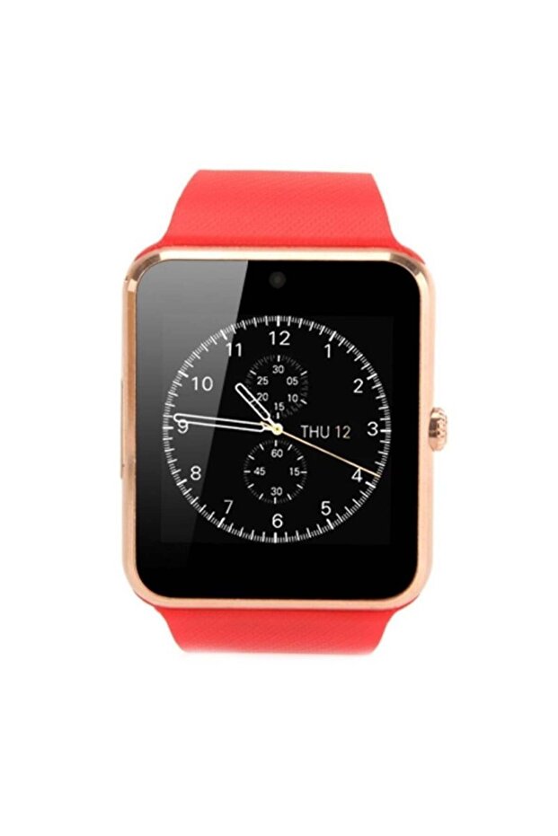Smartwatch U-Watch GT08 Bluetooth Red Compatible SIM, MicroSD - 1