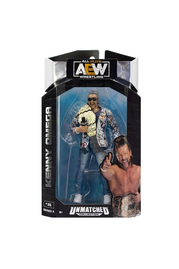 Jazwares Aew Characters Model Action Figures S5 Kenny Omega 36 - 5