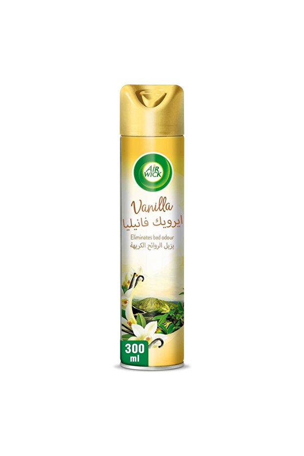 Aerosol Vanilla Scent 300 ml Long-Lasting Fragrance Spray for Home & Office