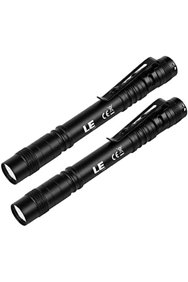 Flashlight, Torch Light Mini, Pen Flashlight LED, Waterproof Pocket Torch with Clip, AAA Batte