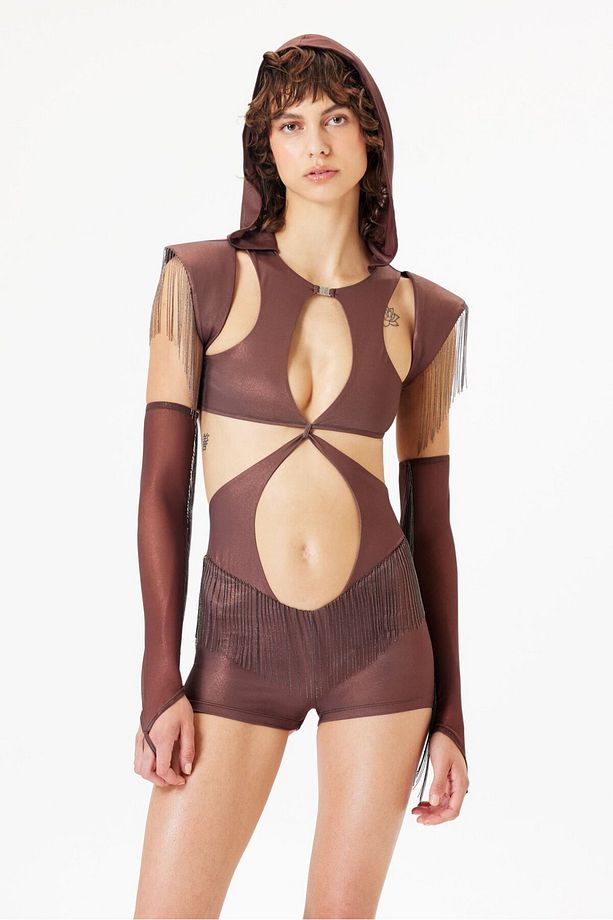 Artemis Playsuit - Kahverengi - 5