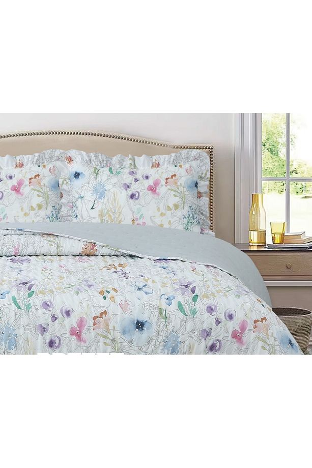 Breeze Fırfırlı Çift Kişilik Yatak Örtüsü Seti - 260x240 cm - 3