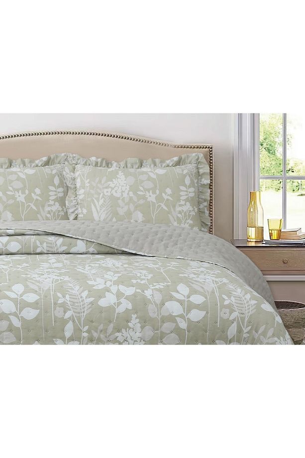 Breeze Fırfırlı Çift Kişilik Yatak Örtüsü Seti - 260x240 cm - 3