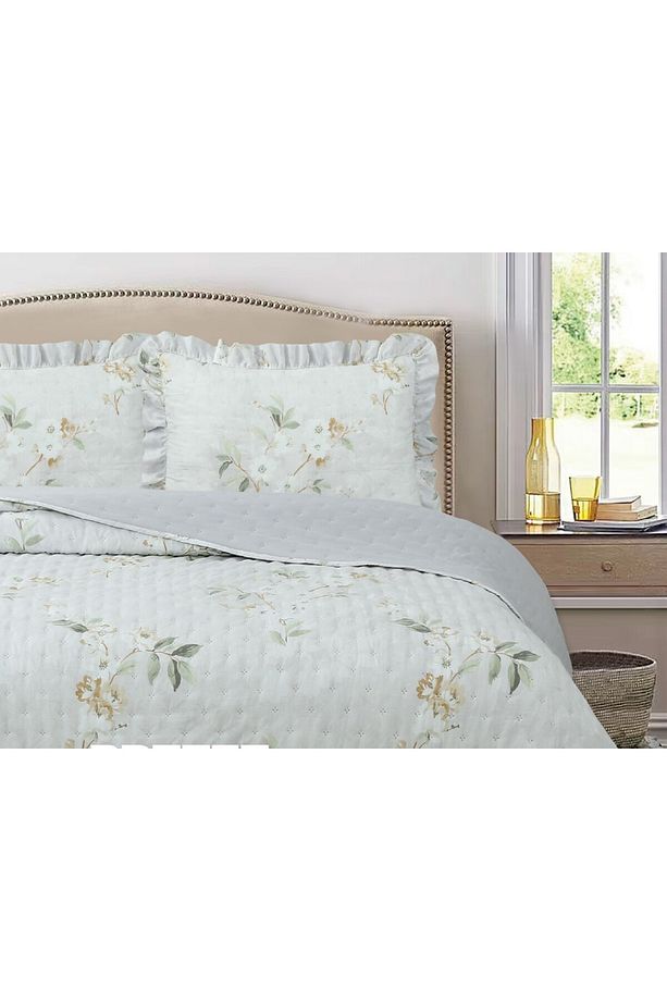Breeze Fırfırlı Çift Kişilik Yatak Örtüsü Seti - 260x240 cm - 3