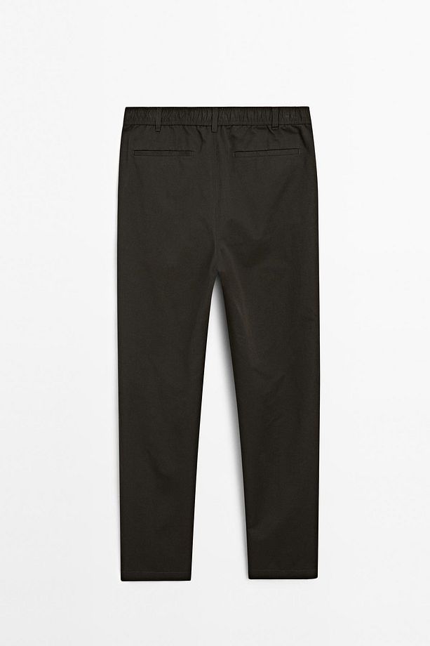 Pamuk karışımı jogger pantolon - 8