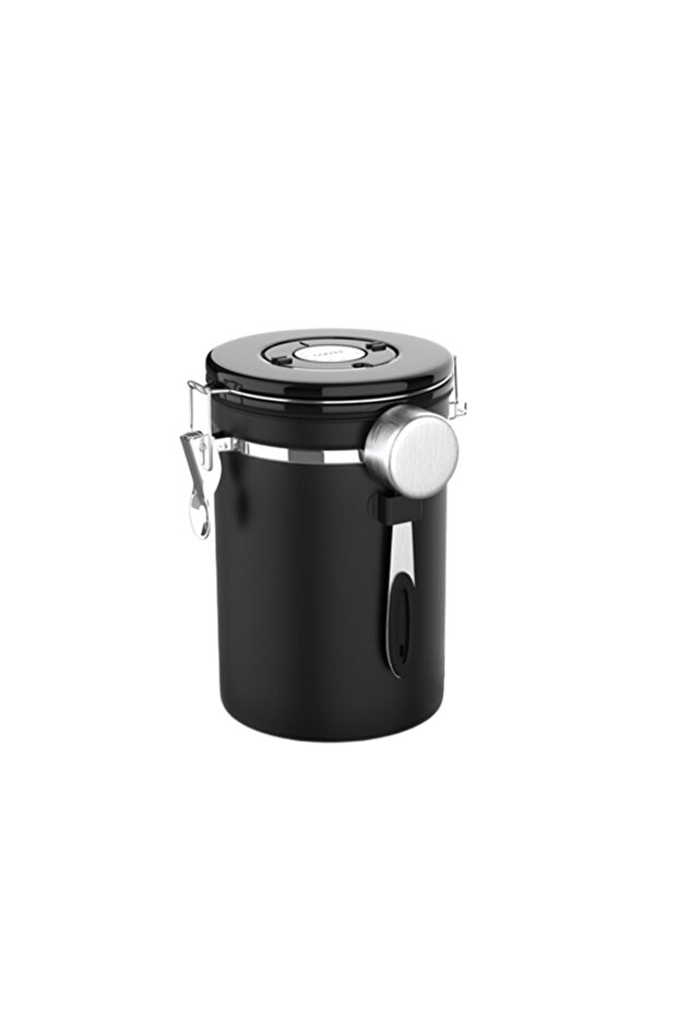 Coffee Beans Canister Stainless Steel Vacuum Seal Storage Jar
