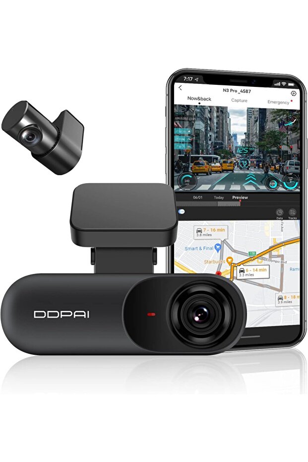 Dash Cam Front and Rear 2.5K Car Camera